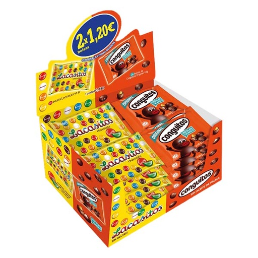[18410740912058] Lote Conguitos y Lacasitos 2 ud x 1,20 €