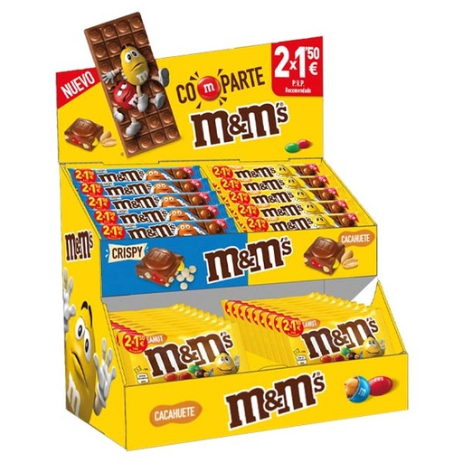 [8410136024320] Tabletas M&M''s 2 x 1,5€ (48 ud)