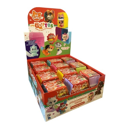 [8051882590105] Sobres 3D 44 gatos codamici 11 ud