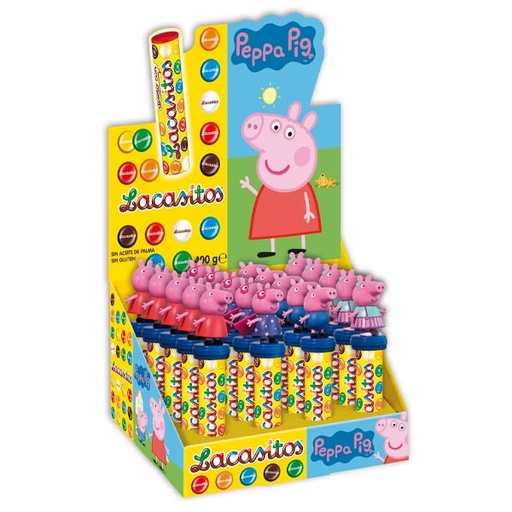 [18410740916209] Lacasitos Toys Peppa Pig 20 g (20 ud) Lacasa