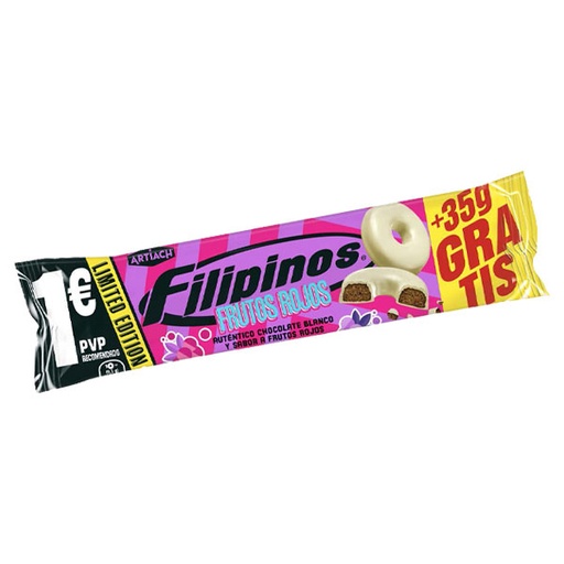 [18436048962892] Filipinos frutos rojos 128 g (12 ud)