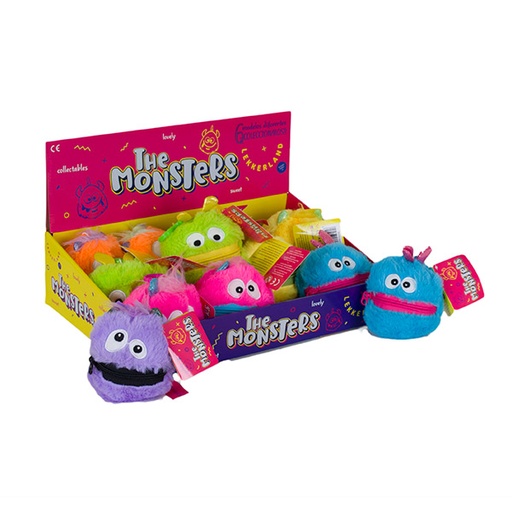 [8414635008010] PELUCHES FUNNY MONSTER 12 UD LKL013 LEKKERLAND