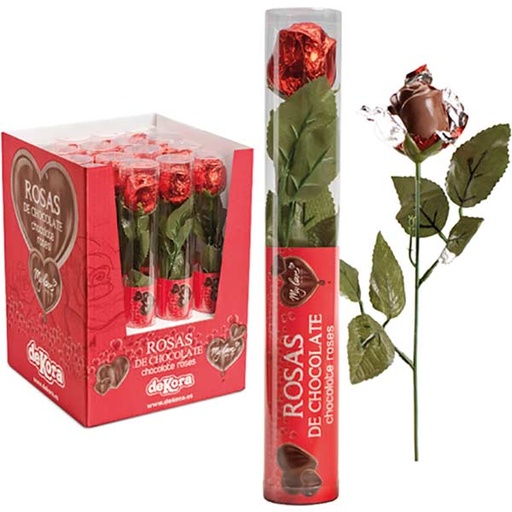 [18435035203888] Rosas Chocolate 20 g (16 ud) Dekora