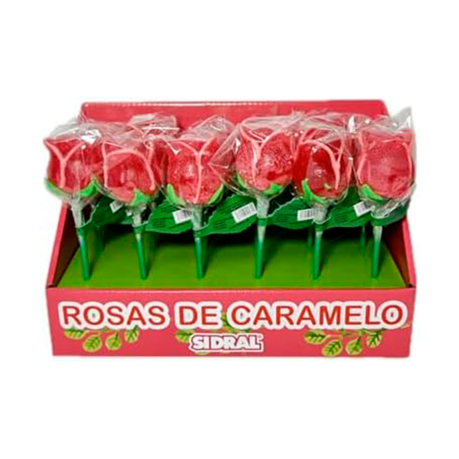 [8431108150052] Rosas de caramelo 45 g (18 ud) Sidral