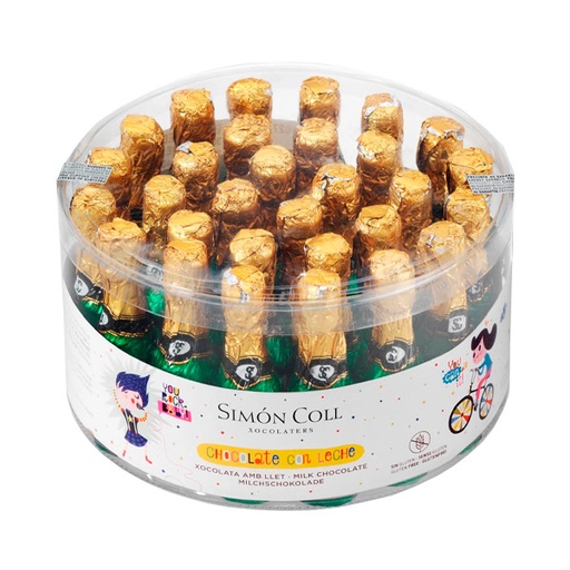 [18413907446410] BOTELLAS MEDIANAS CHOCOLATE 30 UD NADAL