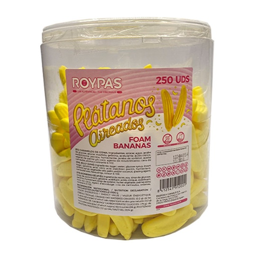 [8412541912001] Plátanos aireados 250 ud Roypas