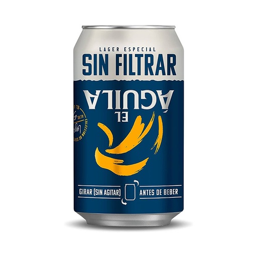 [8410590111055] Cerveza Sin Filtrar 330 ml (24 ud) El Águila
