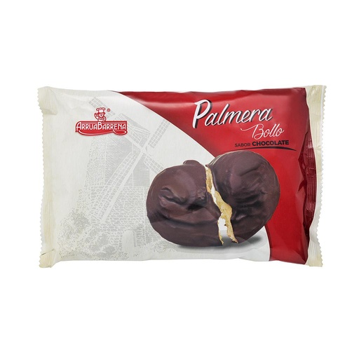 [8413760004536] Palmera bollo recubierta al cacao 150 g (11 ud) Arruabarrena