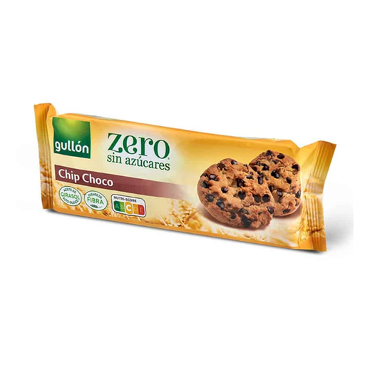 [T6250] Galletas zero azúcar chip choco 125 g (12 ud) Gullon