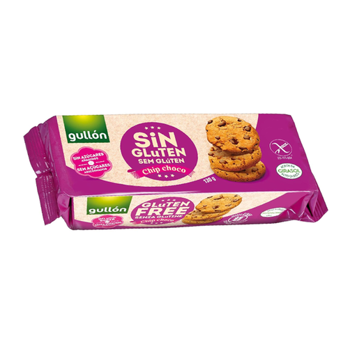 [T4520] Galletas Chip Choco sin gluten 130 g (12 ud) Gullon