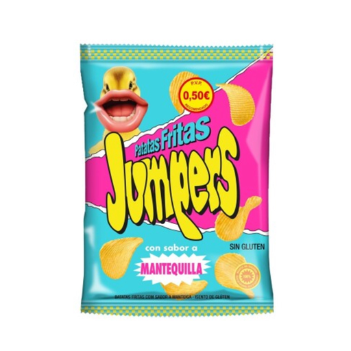 [28410573105921] 0.50 PATATAS JUMPERS MANTEQUILLA 25 X 35 GR