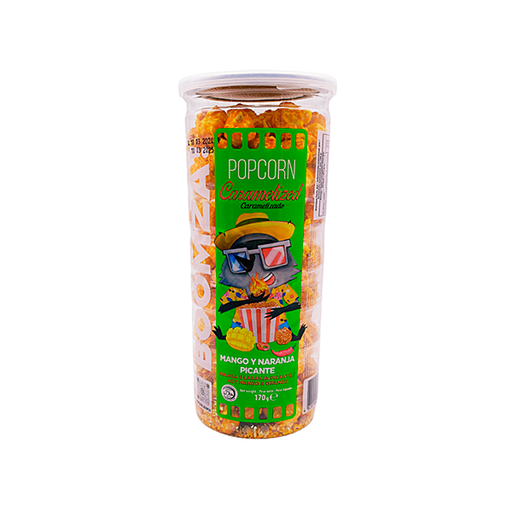 [4820196732525] Palomitas Mango y Naranja Picante 170g Boomza